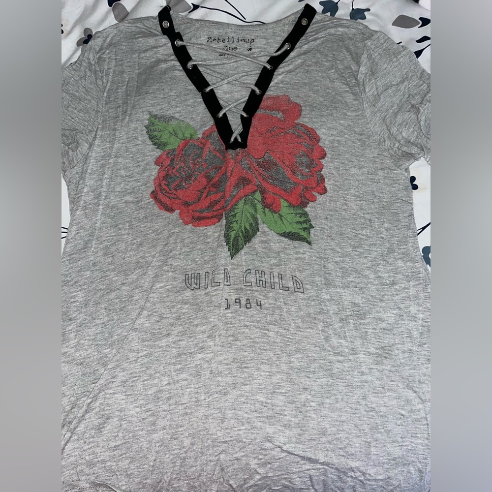 Rebellious One Rose Top